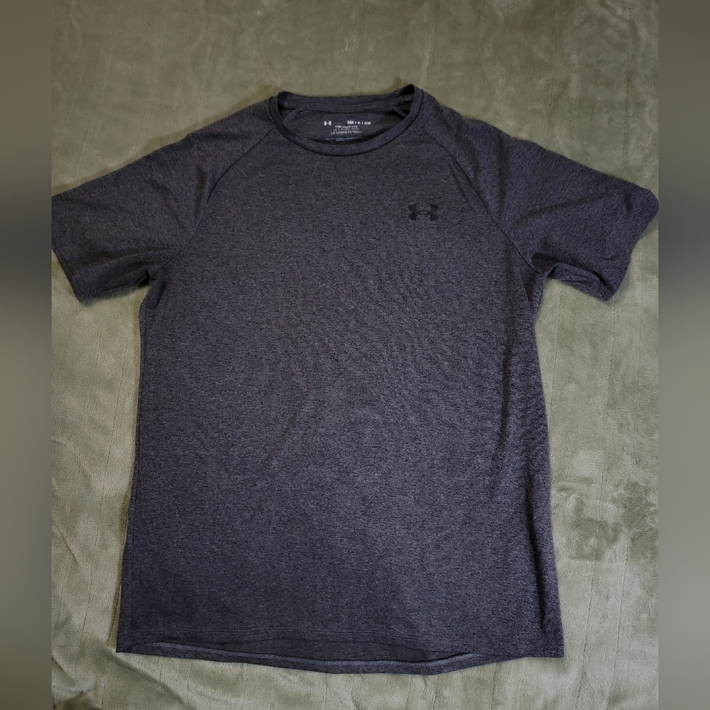 Under Armour Men's Tech 2.0 Dark Gray Short Sleeve Tee Small - Picture 5 of 9